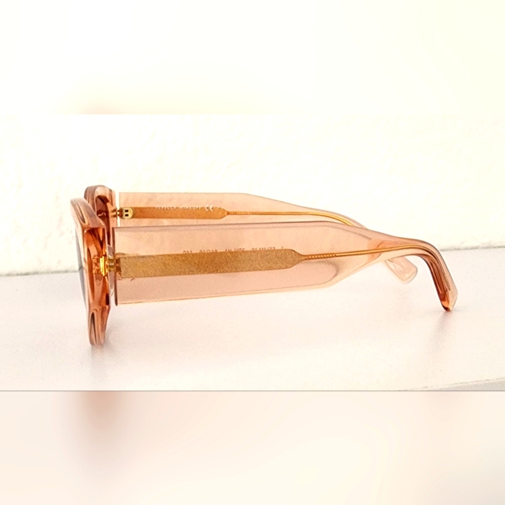 Rebecca Minkoff Women's Cat Eye Crystal Pink, Brown Gradient, Selma Sunglasses. - Picture 4 of 7